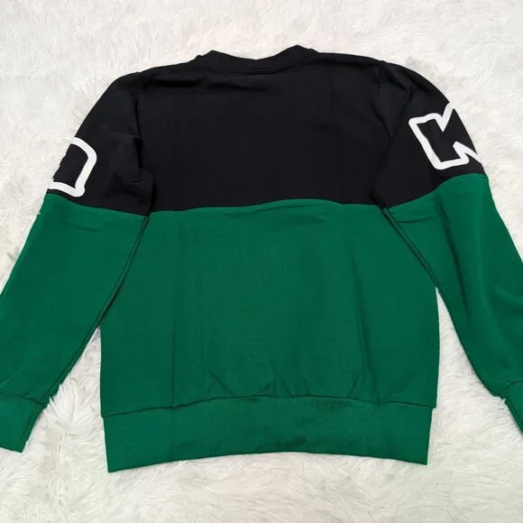 Kappa Unisex Crew Neck Green Pullover Loopknit with logo Sweatshirt for 7Yr NWOT - Picture 7 of 7